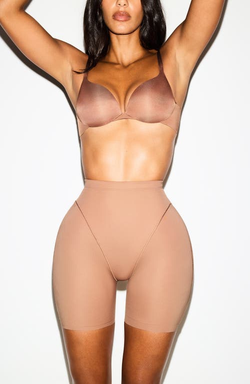 Skims Ultimate Body Butt & Hip Enhancing Shorts In Brown