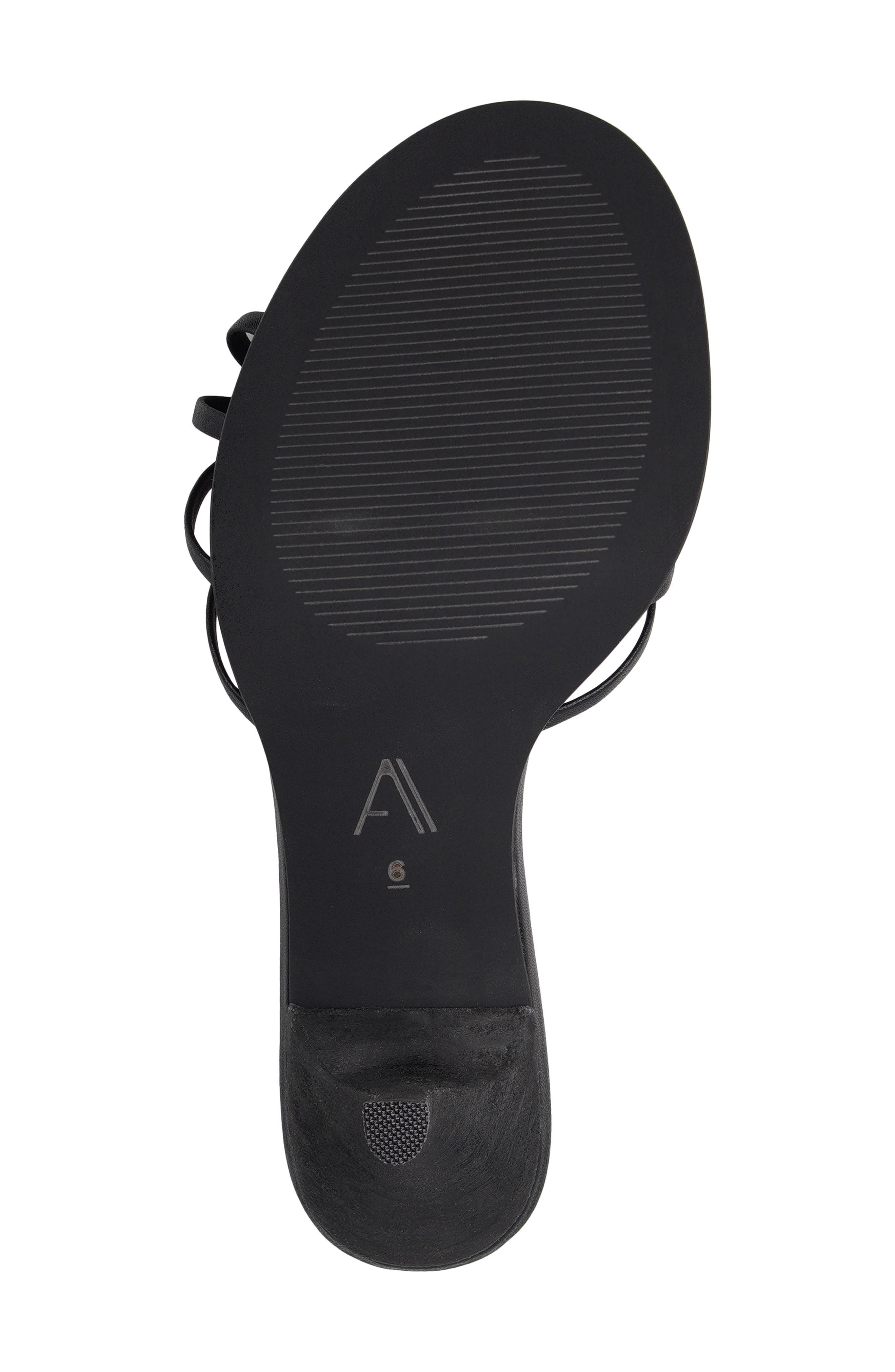 Lingerr Leather Kitten Heel Sandal, Alternate, color, BLACK LEATHER