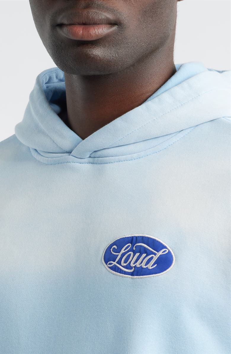 Rolling Loud Loud Motors Graphic Hoodie, Alternate, color, Washed Blue