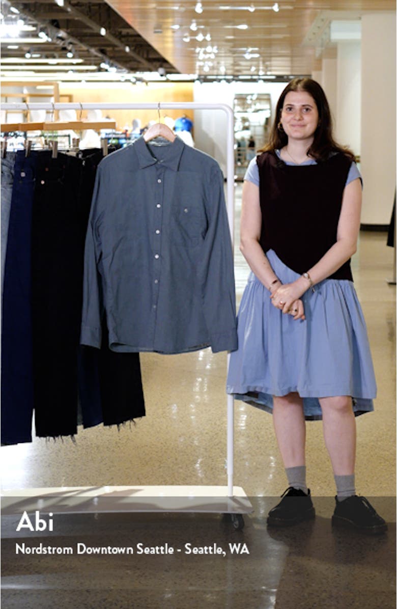 Solid Cotton & Linen Button-Up Shirt, sales video thumbnail