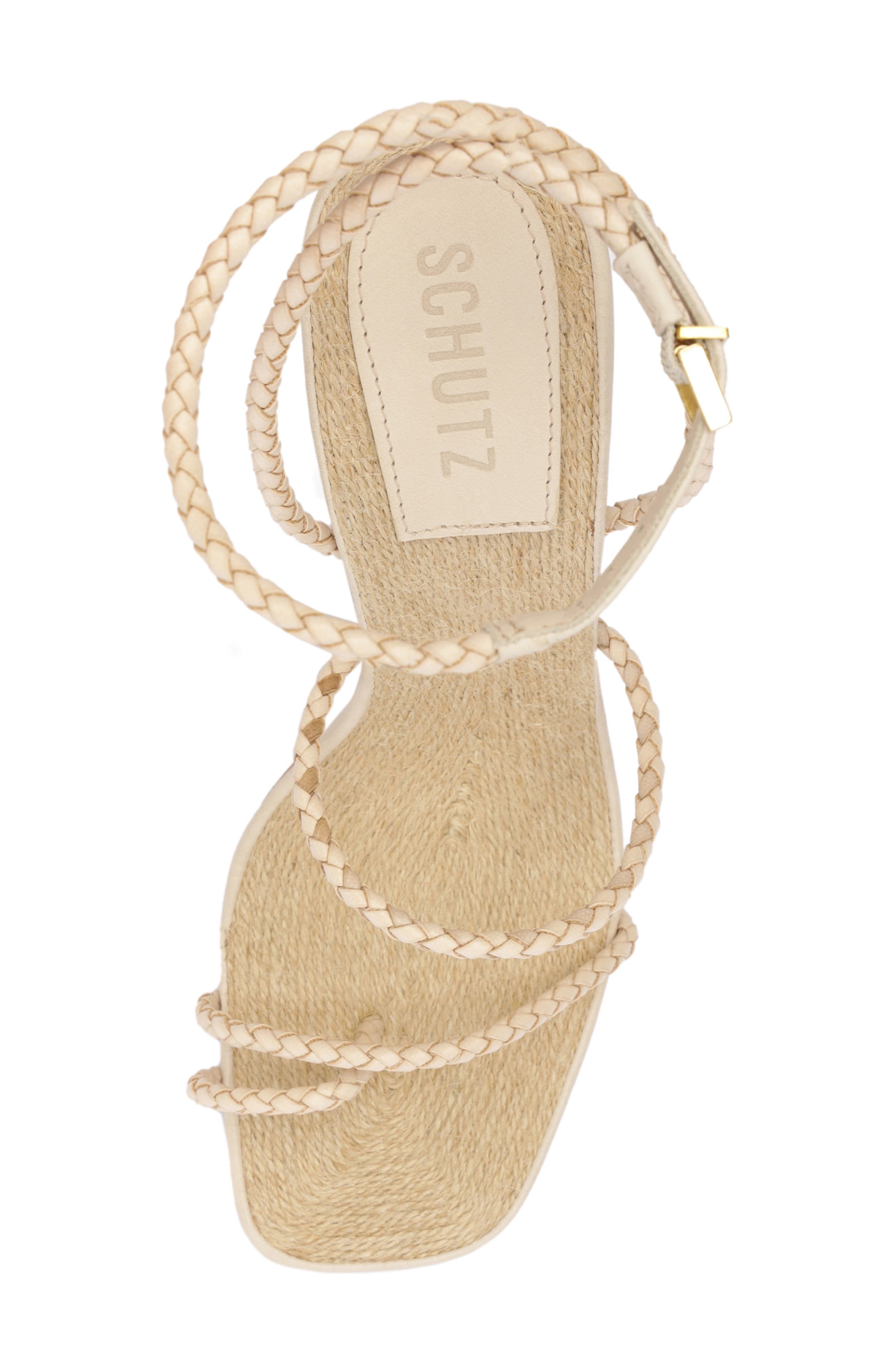 Schutz Kaya Ankle Strap Sandal, Alternate, color, 