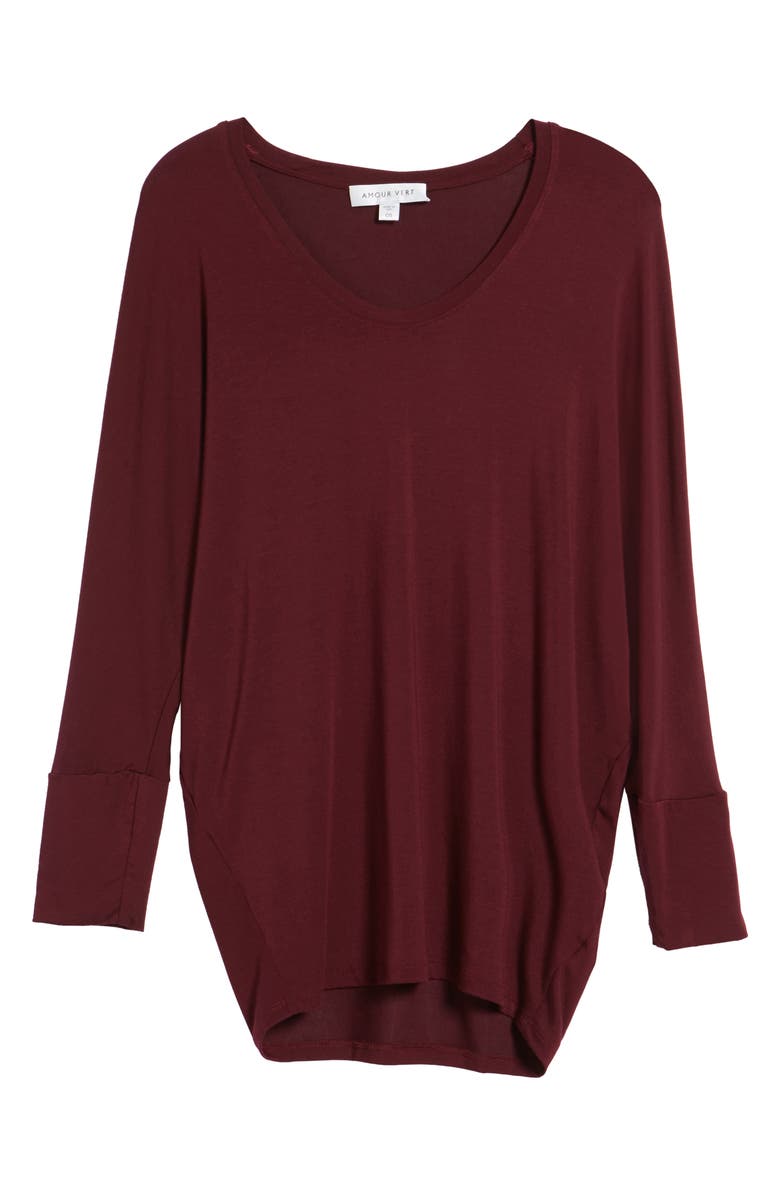 Amour Vert Zoe Long Sleeve Tee, Alternate, color, 