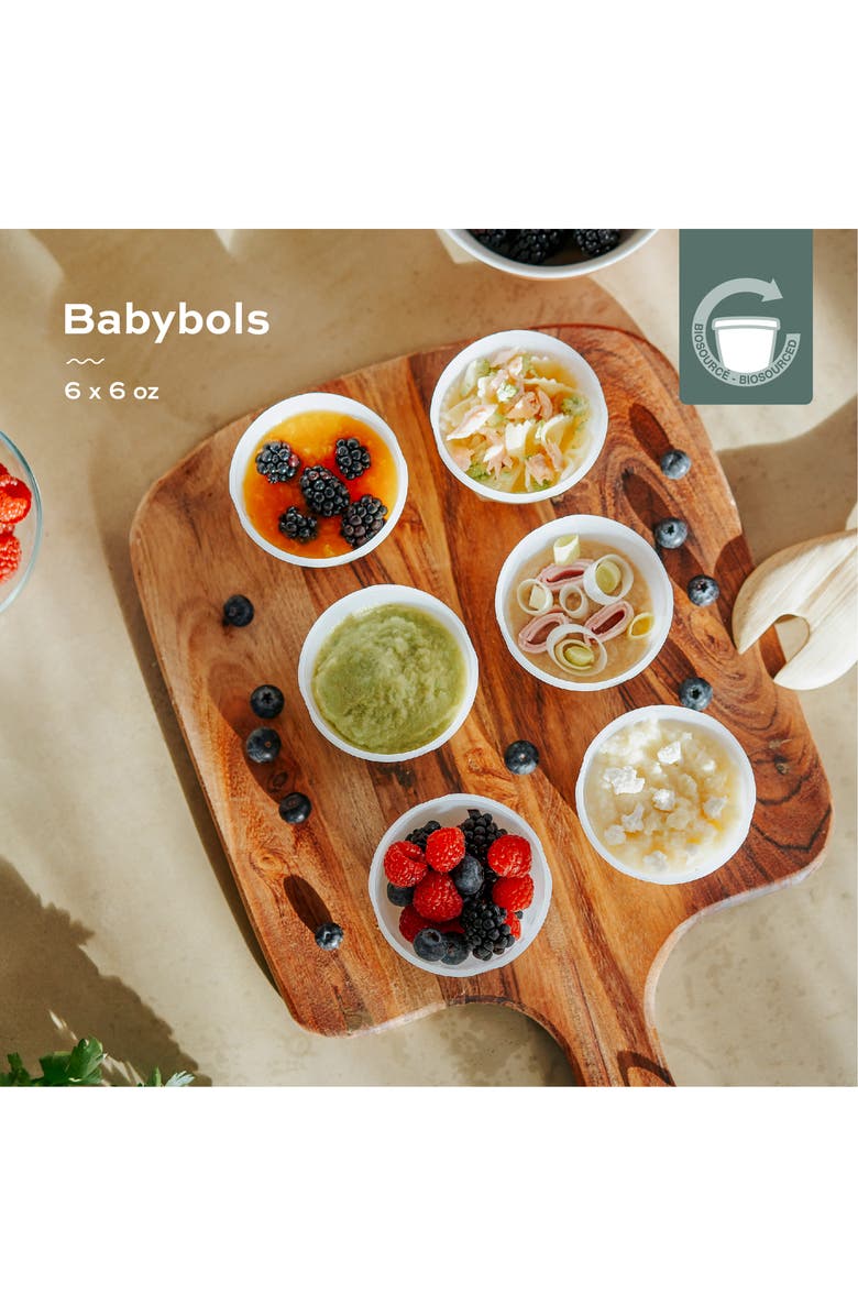 Babymoov Babybols 6 6-Ounce Baby Food Container Set, Alternate, color, 
