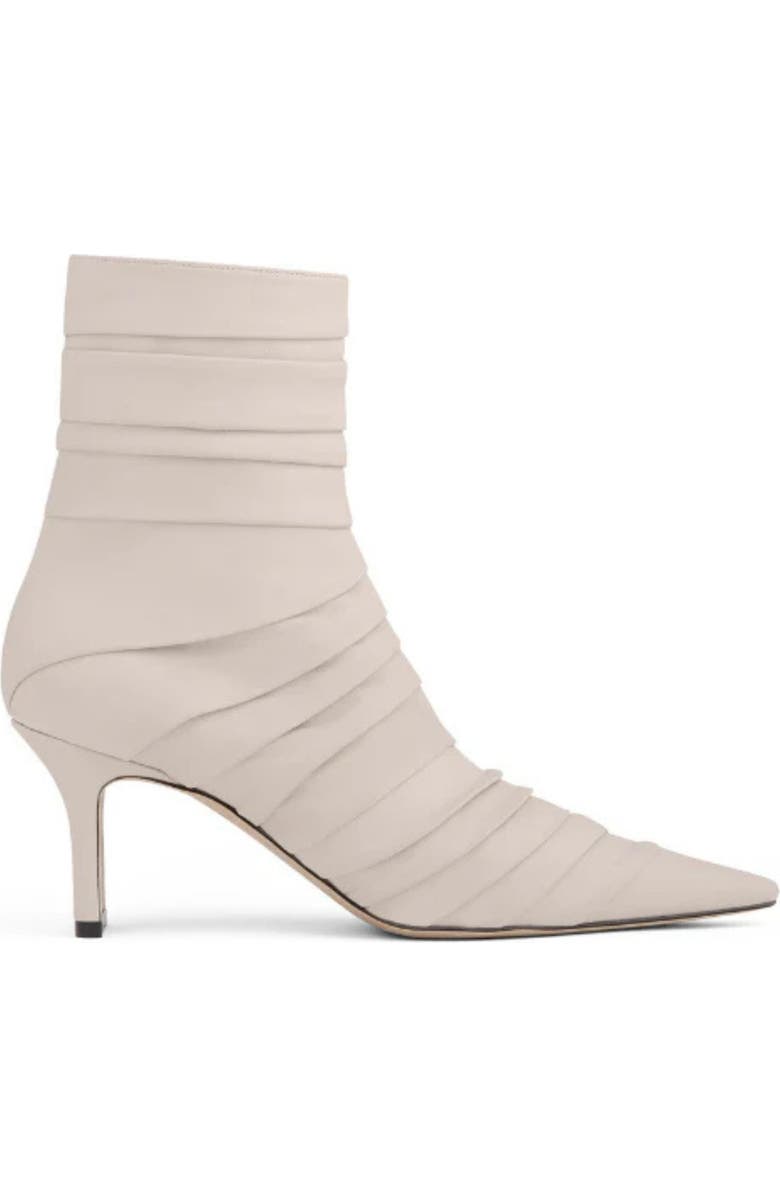 Neil J. Rodgers Plisse Ankle Boot, Main, color, Crème Nappa