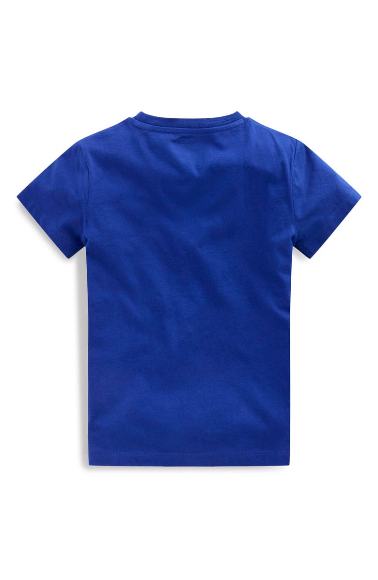 Mini Boden Kids' Sailboat Superstitch T-Shirt, Alternate, color, Mazarine Blue Boats