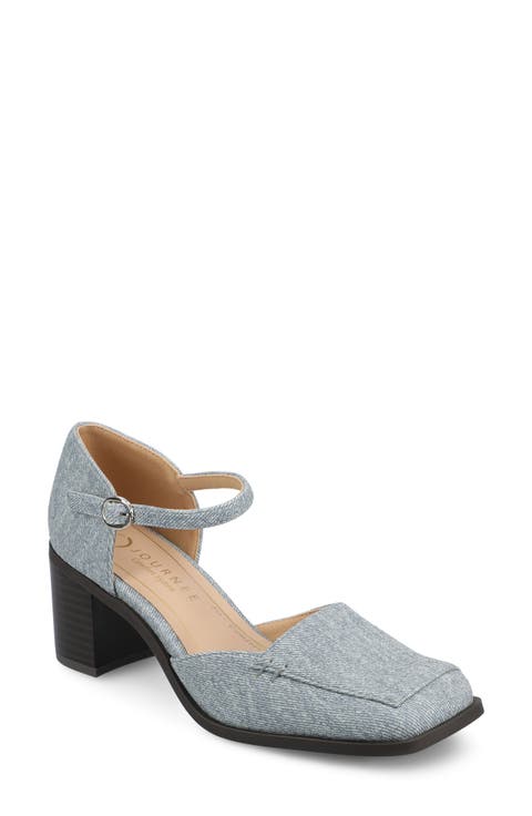 Evangeline Block Heel Pump (Women)