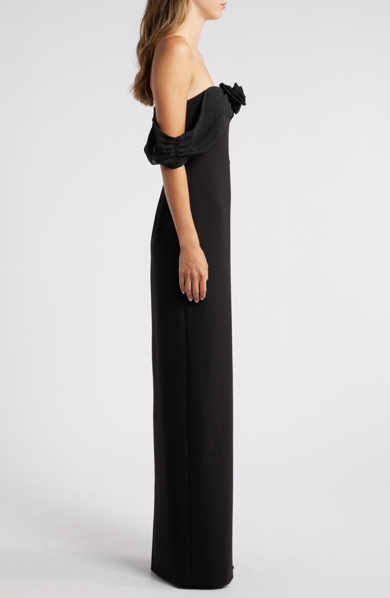 LIKELY Toula Rosette Off the Shoulder Sheath Cocktail Dress, Alternate, color,