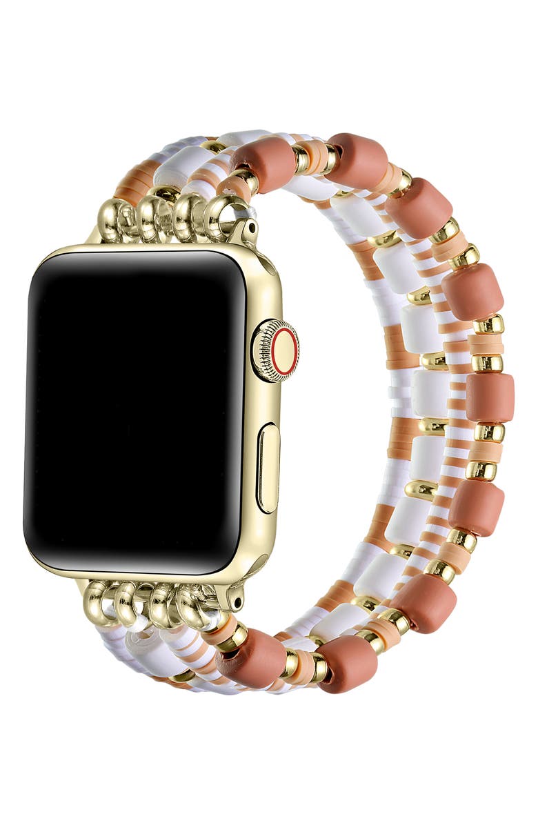 The Posh Tech Emily Apple Watch<sup>®</sup> Bracelet Watchband, Alternate, color, Neutral