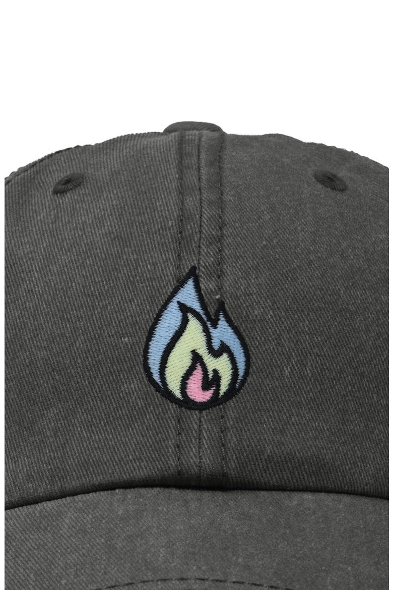 Fire Dad Hat, Alternate, color, Washed Gray