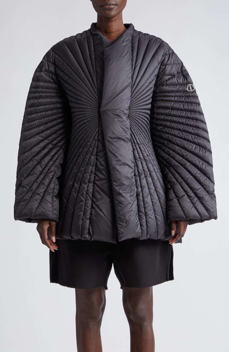 Rick Owens x Moncler Radiance Down Puffer Coat, Main, color, 