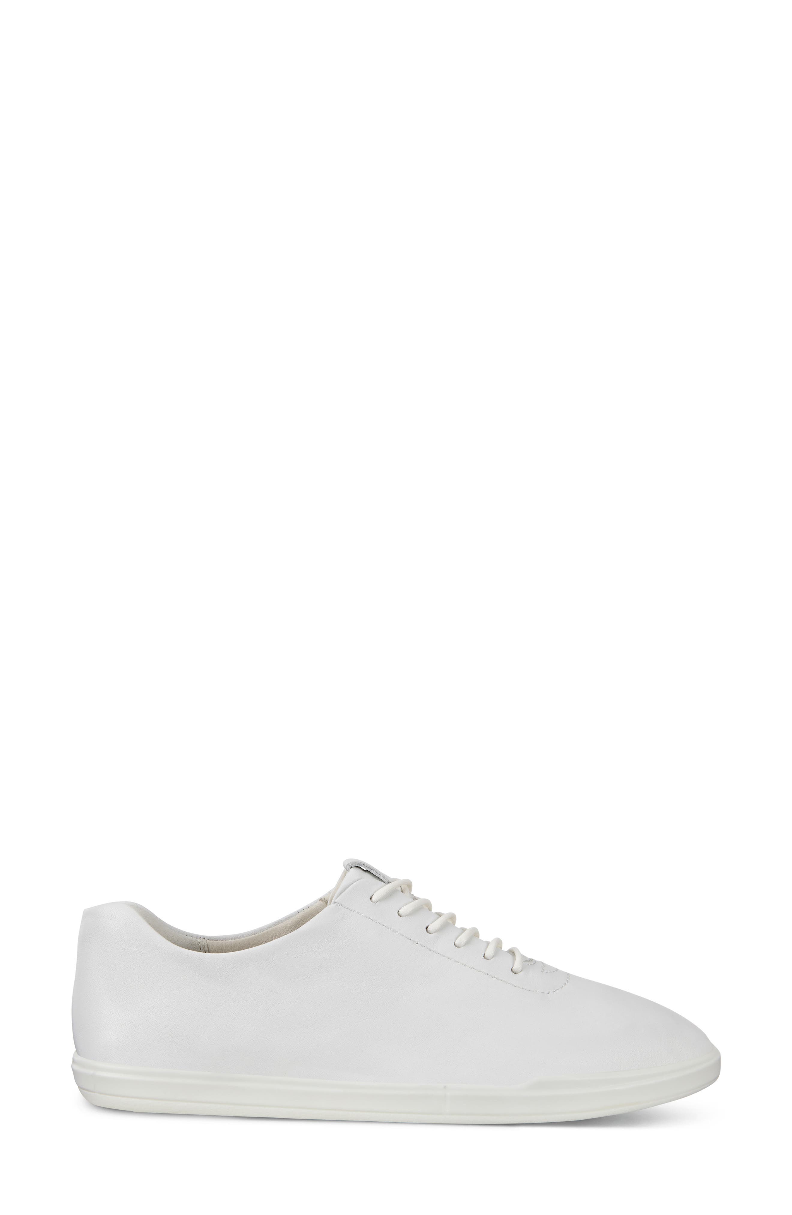 Simpil Sneaker, Alternate, color, WHITE LEATHER