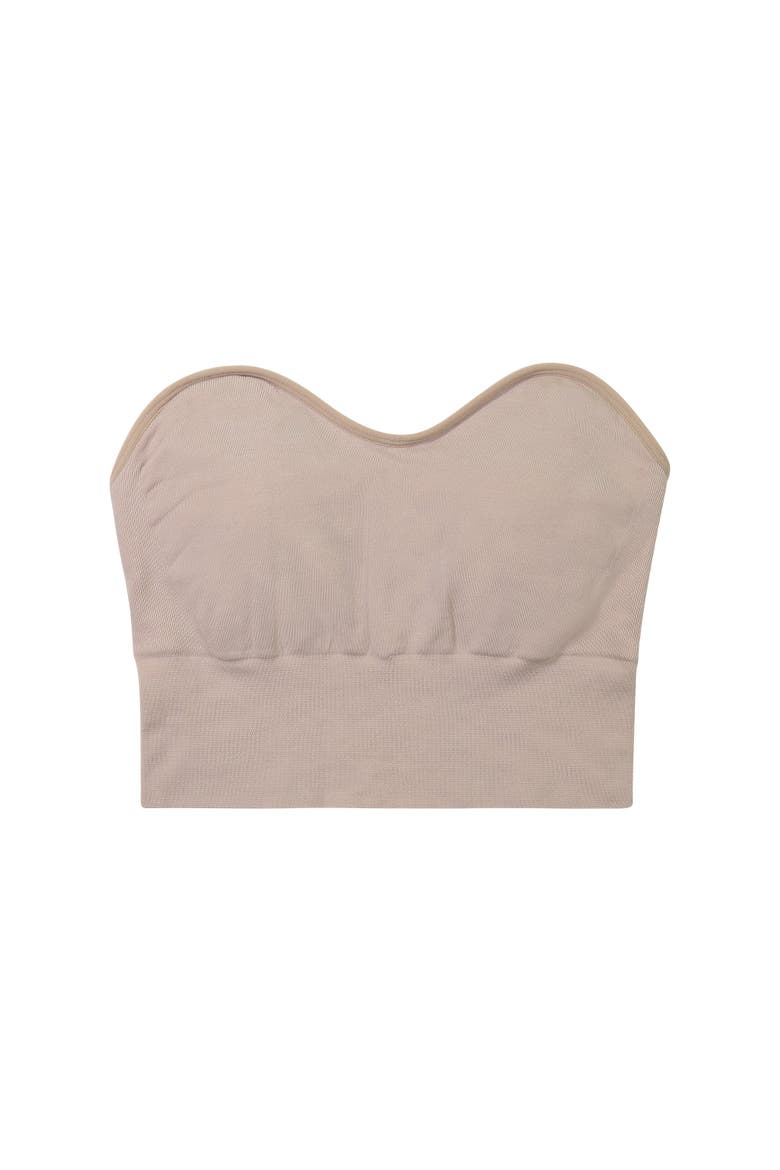 Soft Strapless Bra Top, Main, color, Mushroom