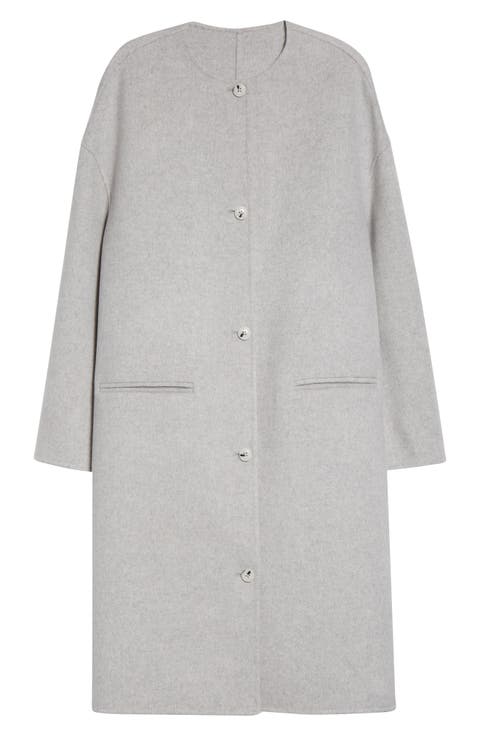 Kerry Oval Shaped Wool & Cashmere Coat