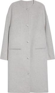 LOULOU DE SAISON Kerry Oval Shaped Wool & Cashmere Coat