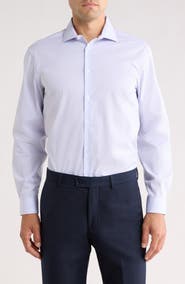 Calvin Klein Check Slim Fit Stretch Dress Shirt