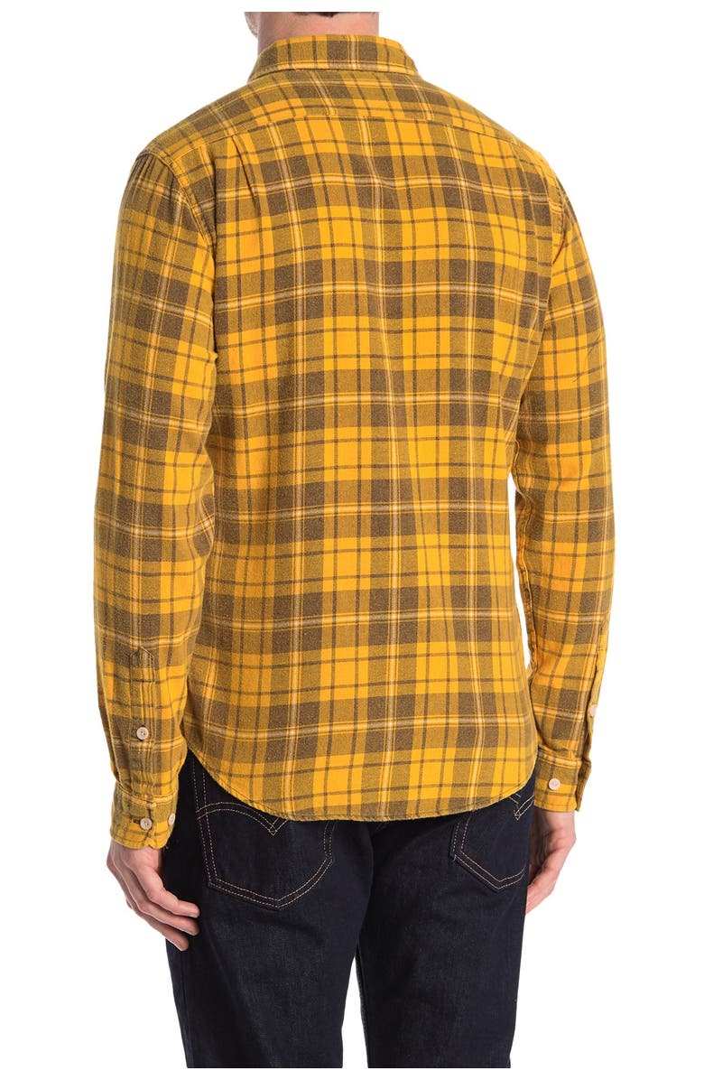 The Normal Brand Stephen Regular Fit Gingham Flannel Button-Up Shirt, Alternate, color,