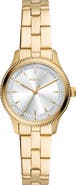 Fossil Brynn Three-Hand Stainless Steel Bracelet Watch, 30mm