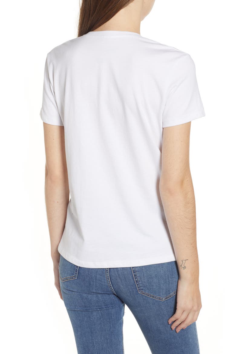 Oui Tee, Alternate, color, WHITE