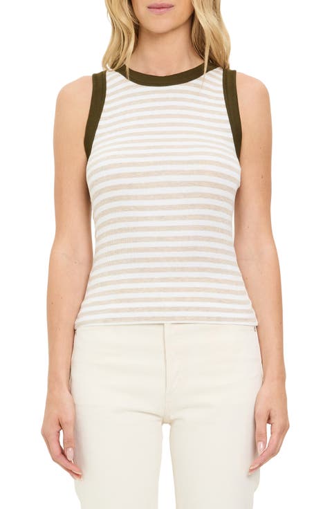 Gina Stripe Rib Tank