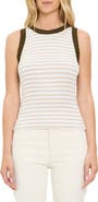 Michael Stars Gina Stripe Rib Tank