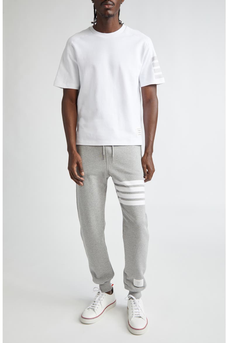 Milano 4-Bar Cotton T-Shirt, Alternate, color, WHITE