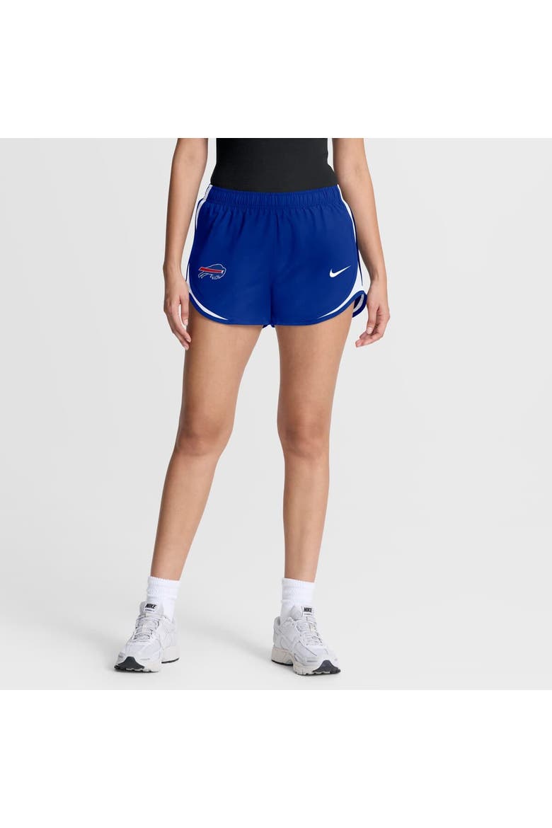 Women's Nike Royal Buffalo Bills Tempo Mid-Rise Dri-FIT Shorts, Main, color, Royal