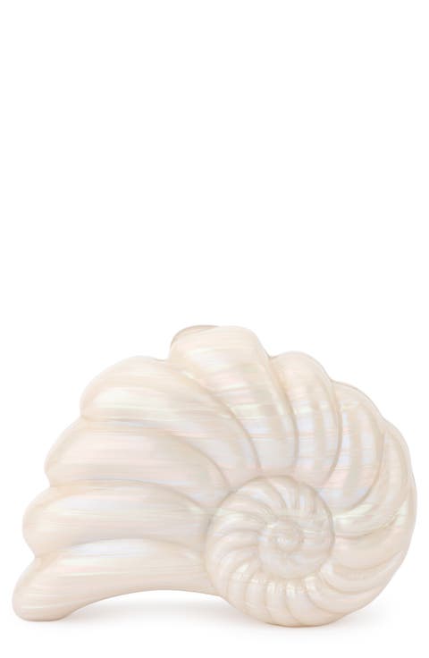 Ava Acrylic Shell Clutch