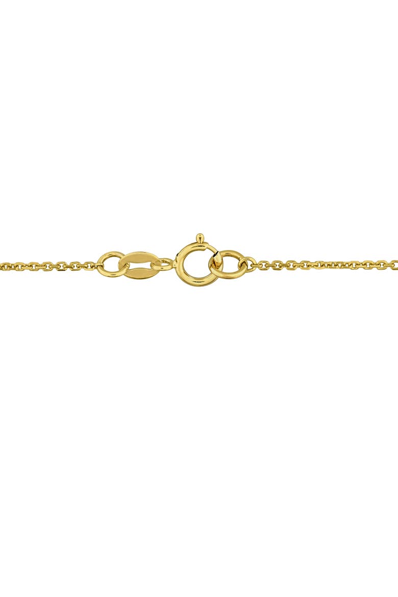 Gemstone & Diamond Station Bracelet 14K, Alternate, color, Garnet