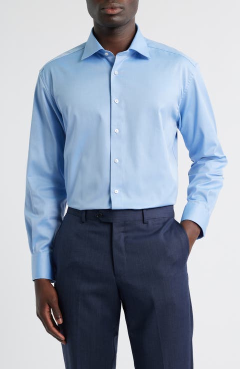 Cover Modern Fit Non-Iron Cotton Cover Shirt