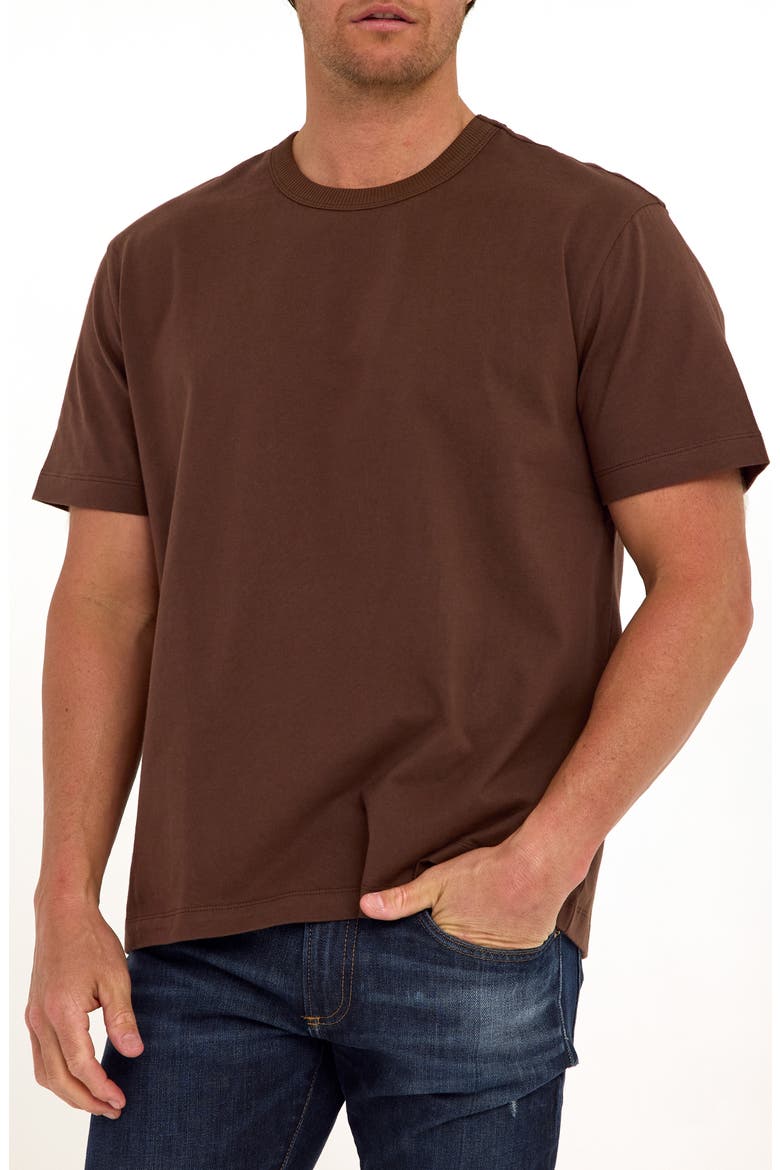 Johnny Relaxed Fit Organic Cotton Jersey T-Shirt, Main, color, COFFEE
