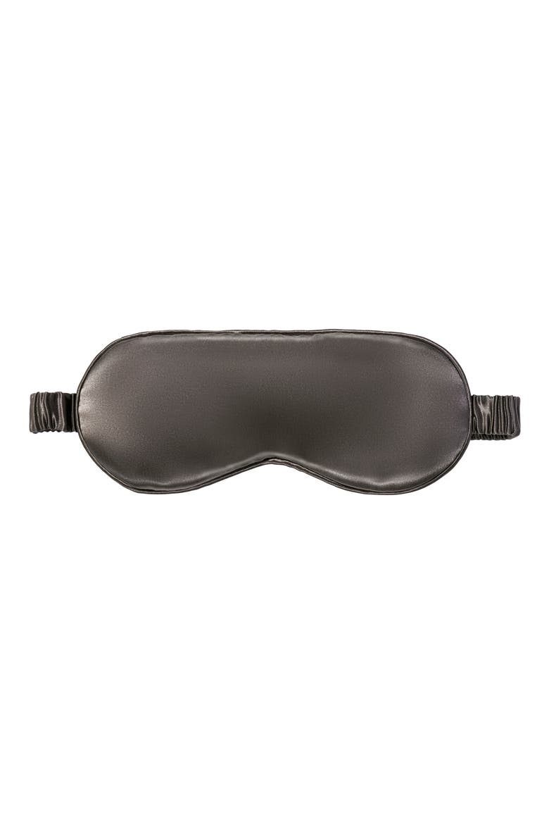 Pure Silk Sleep Mask, Alternate, color, CHARCOAL