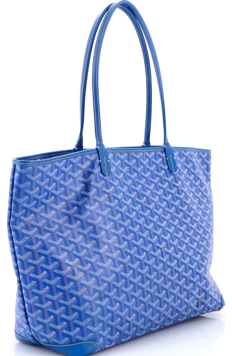 Pre-Owned Goyard Artois Tote Coated Canvas MM, Alternate, color, Blue