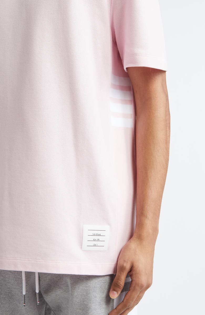 Thom Browne 4-Bar French Terry Sweat Shorts, Alternate, color, Light Grey