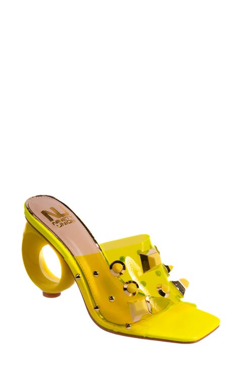 Vegas Studded Slide Sandal (Women)