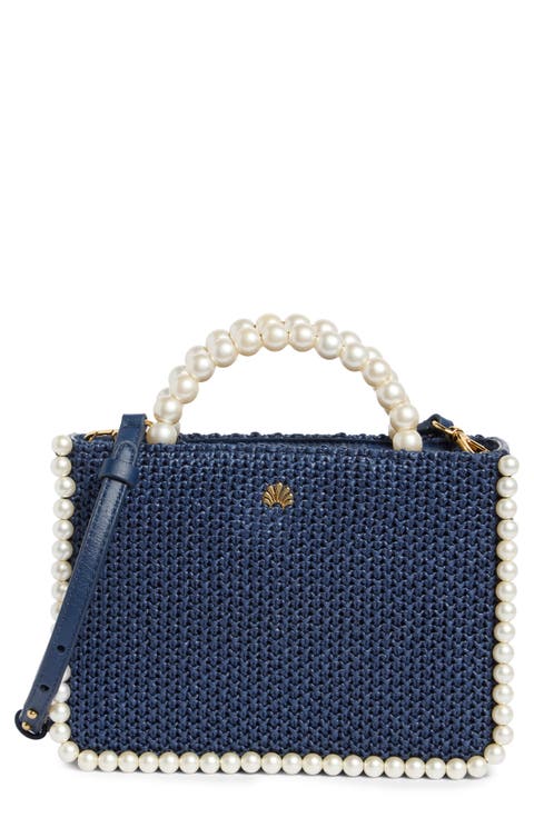 Mini Maya Raffia Tote