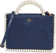 Lele Sadoughi Mini Maya Raffia Tote