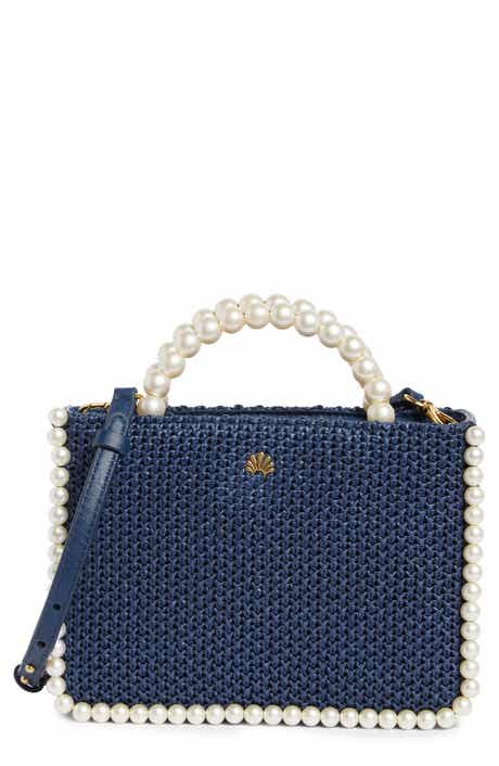 Lele Sadoughi Mini Maya Raffia Tote