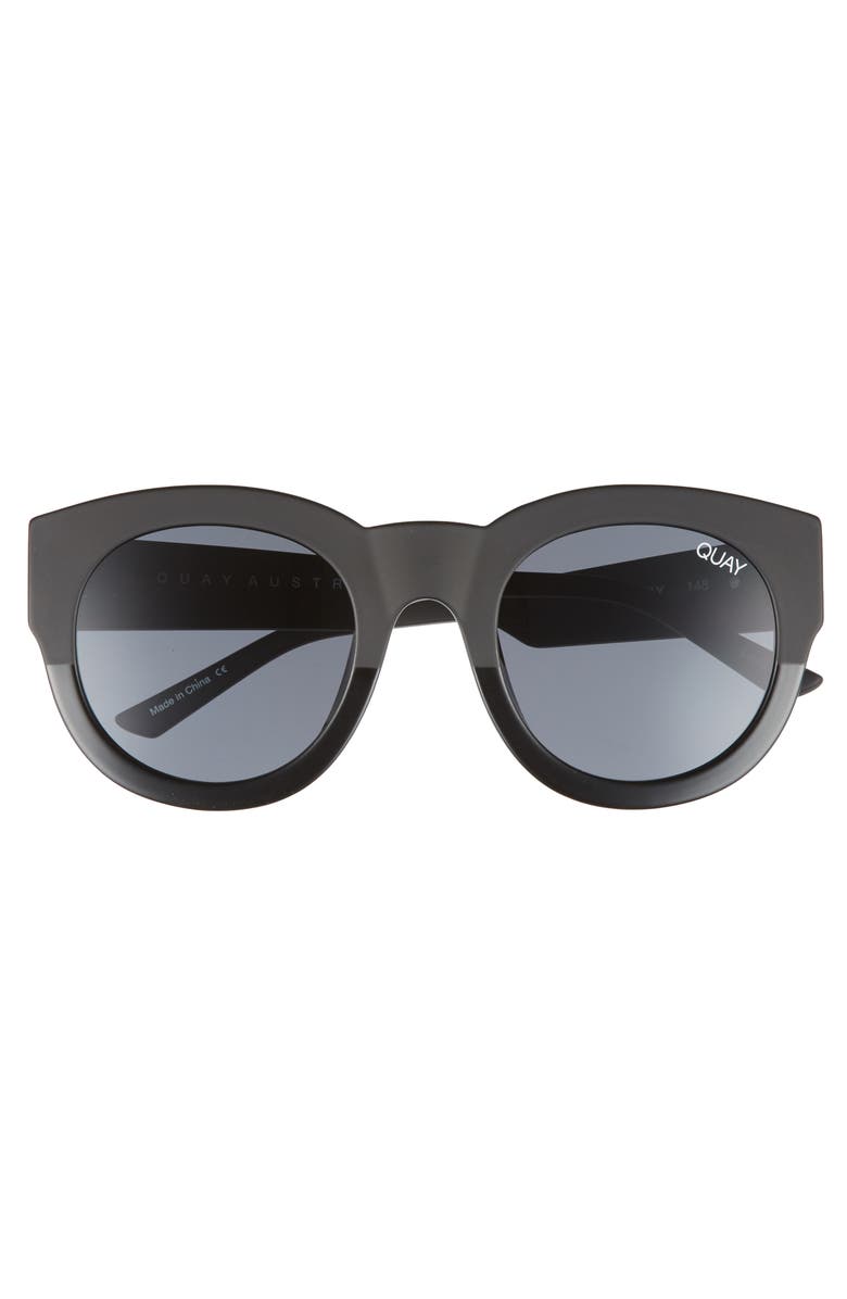 QUAY Australia If Only 50mm Round Sunglasses, Alternate, color, 