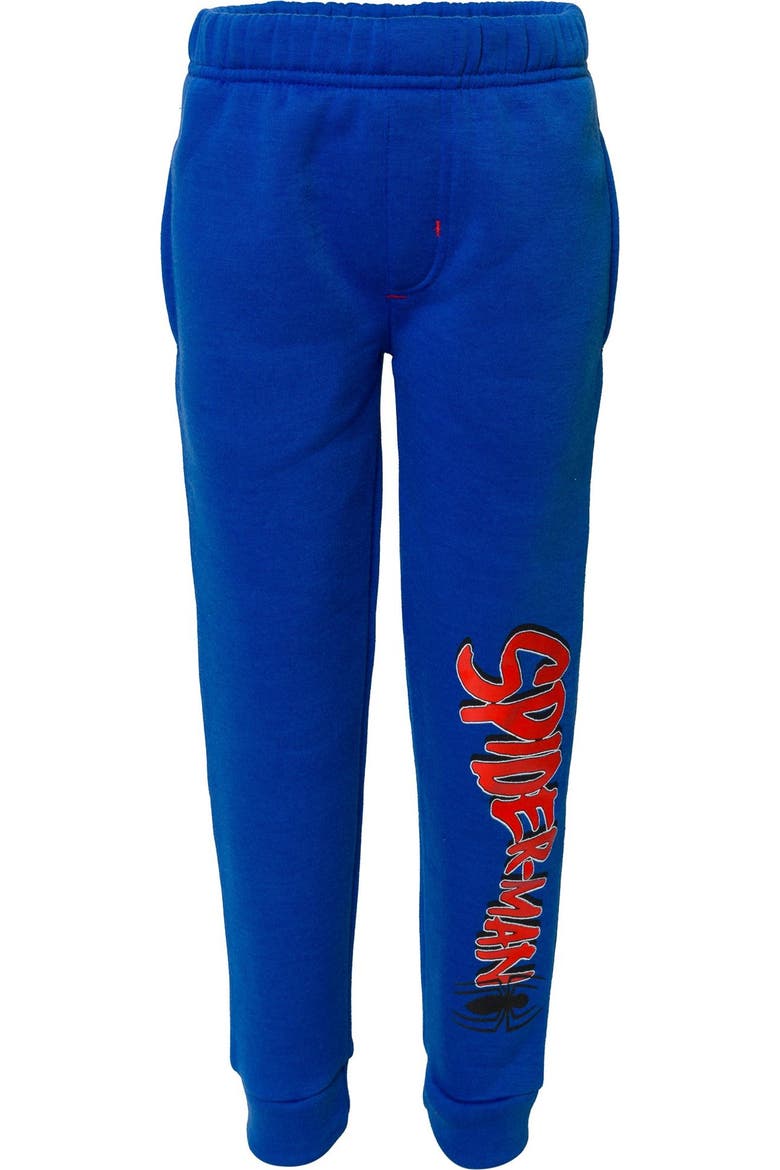 Spider-Man Cosplay Fleece Hoodie and Pants Set, Alternate, color, Spider Man Red Blue