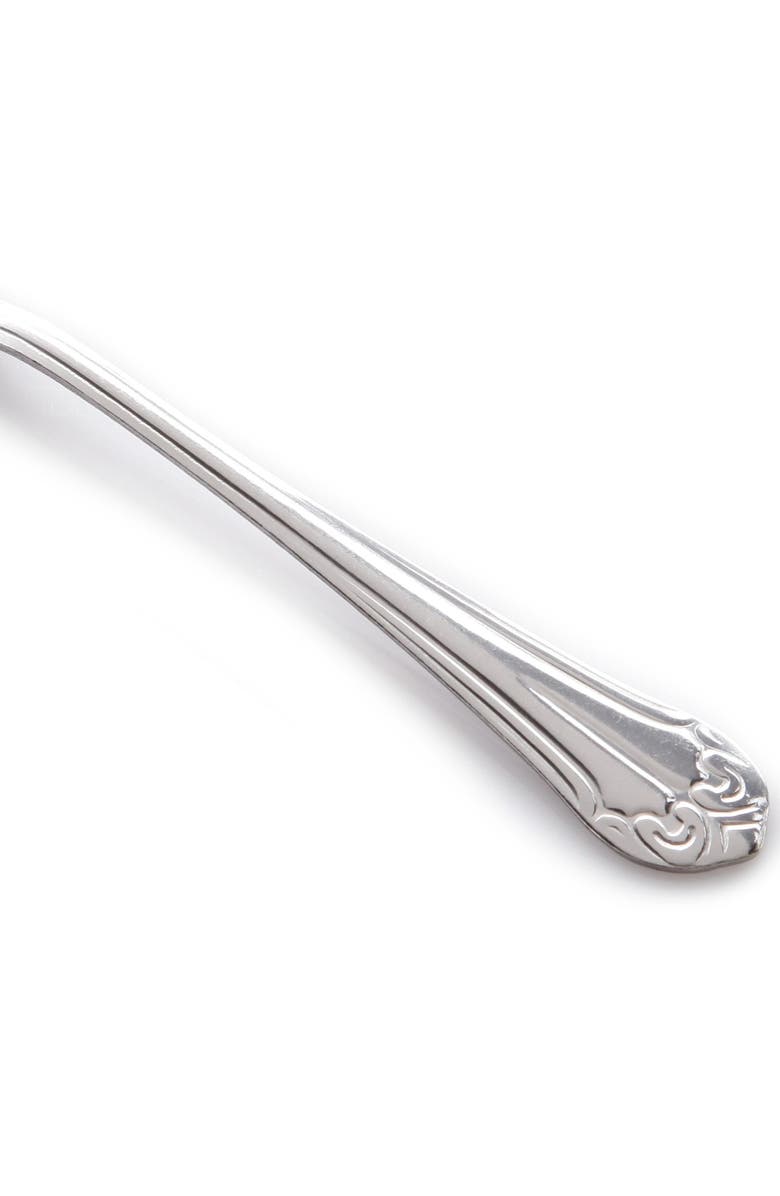 Gibson Home Mariano 24 Piece Flatware Set, Alternate, color, Metallic Silver