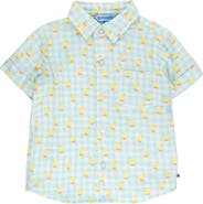 RuggedButts Cotton Gauze Short Sleeve Button Down Shirt