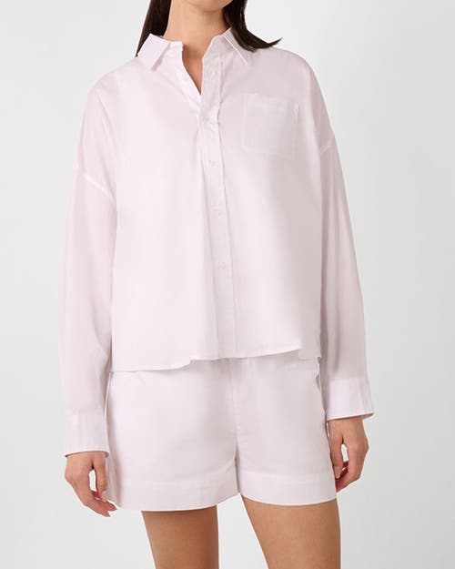 Weworewhat Button Front Shirt In White