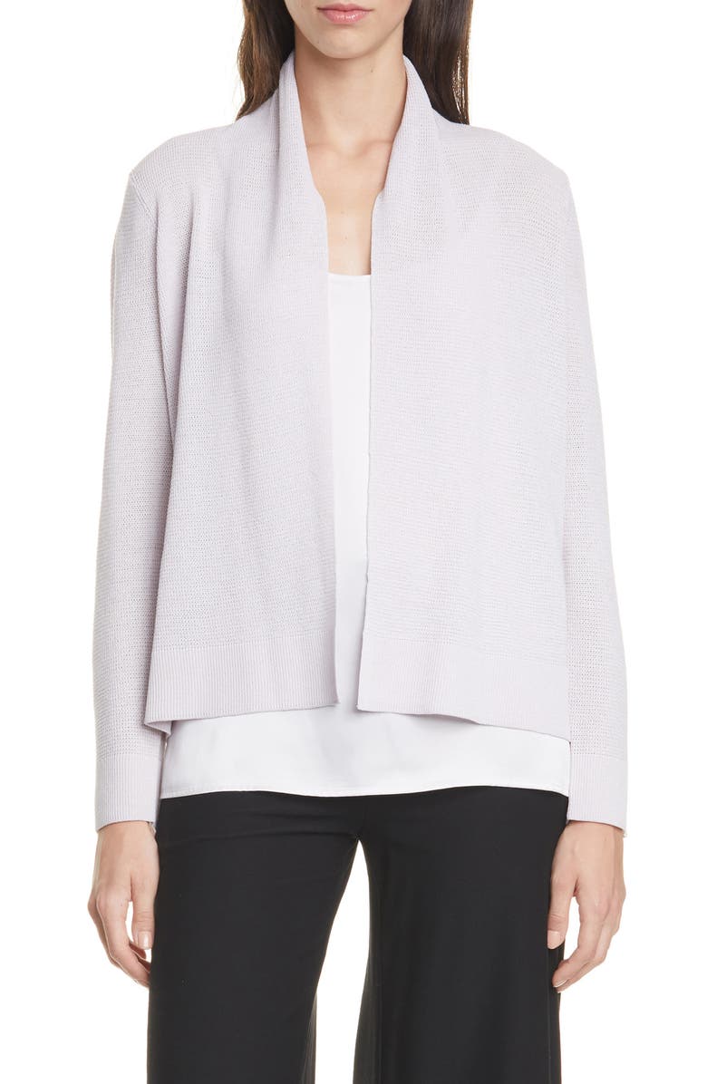 Eileen Fisher Merino Wool Cardigan, Main, color, 