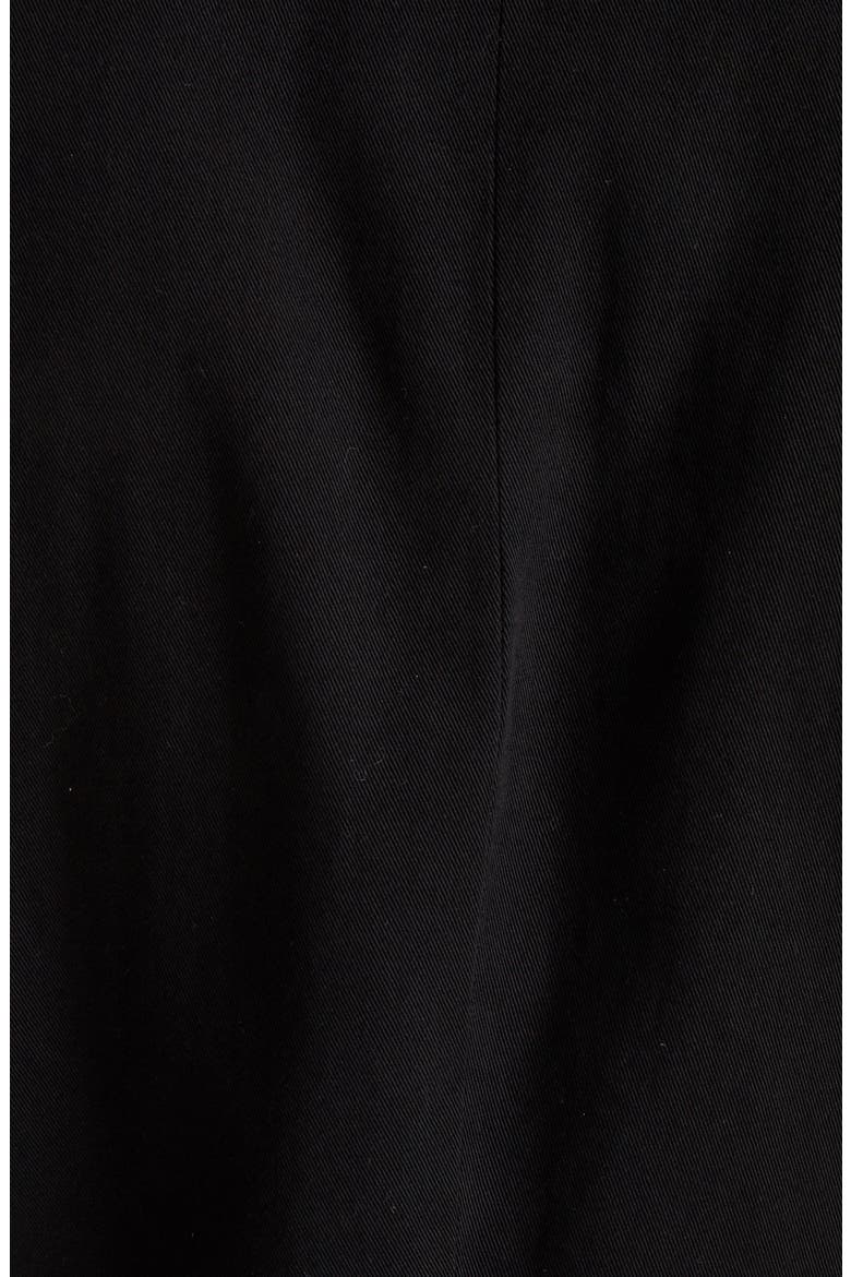 Ride Double Breasted Cotton Coat, Alternate, color, BLACK