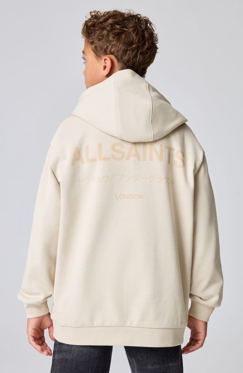 smALLSAINTS by ALLSAINTS Kids' Underground Hoodie, Alternate, color, Neutral