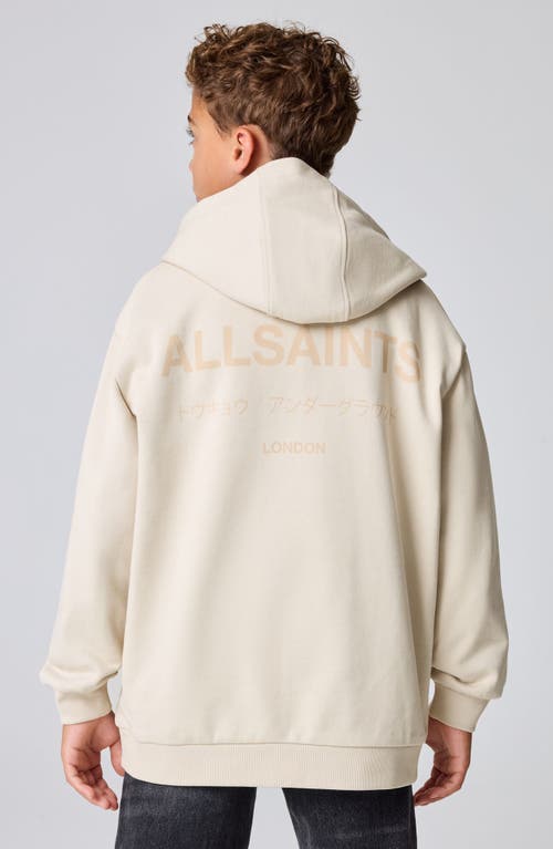 Smallsaints By Allsaints Kids' Underground Hoodie In Neutral