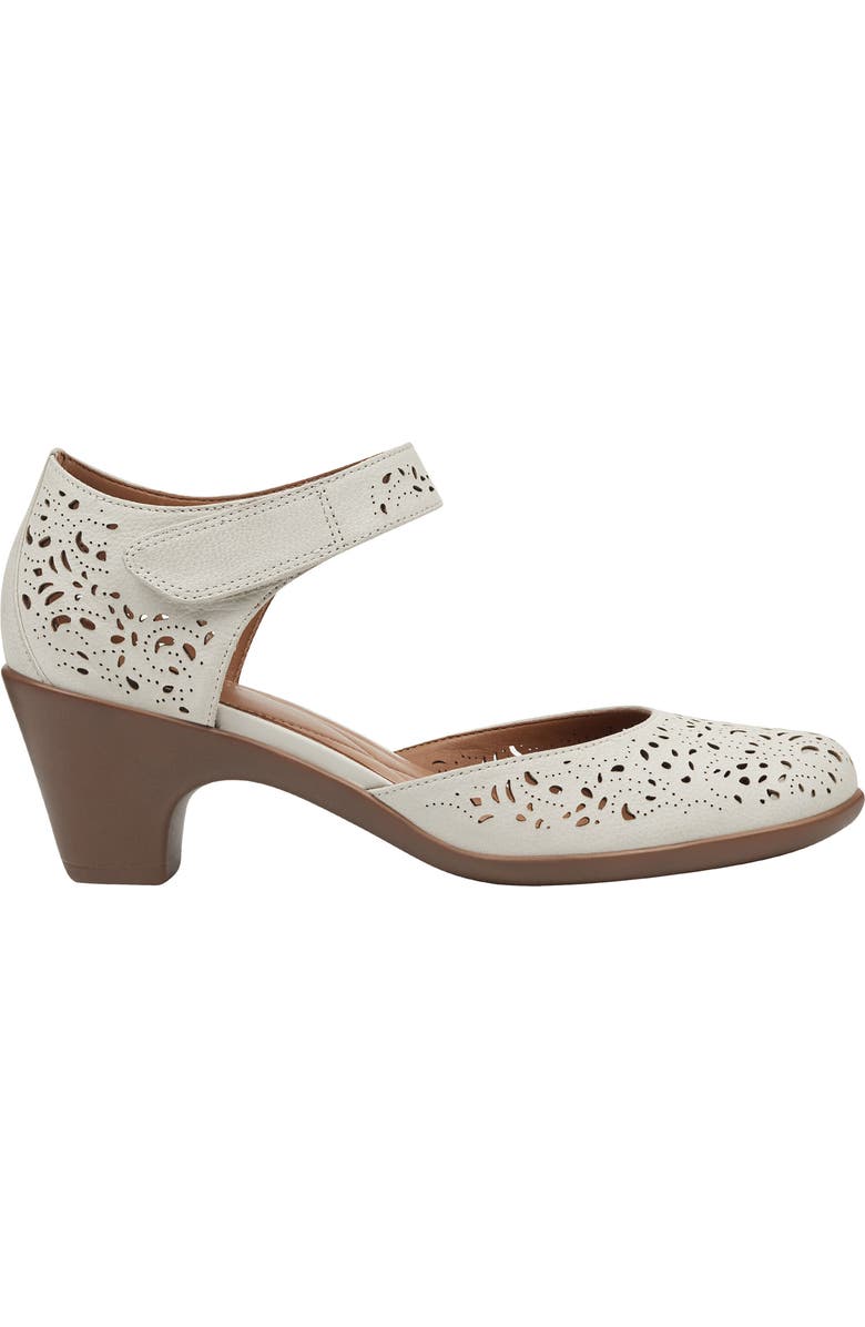 Easy Spirit Secindie Mary Jane Pump, Alternate, color, Latin White Nubuck