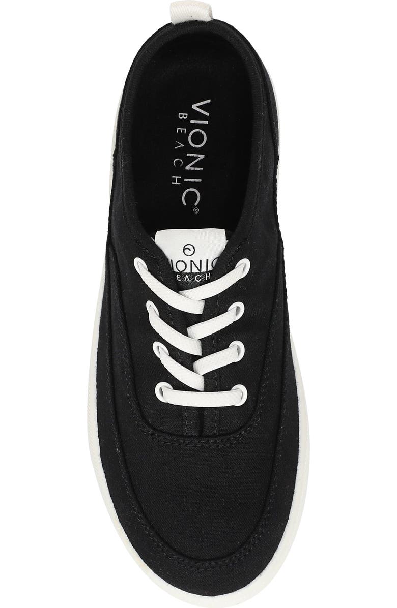 Vionic Cyan Sneaker, Alternate, color, Black