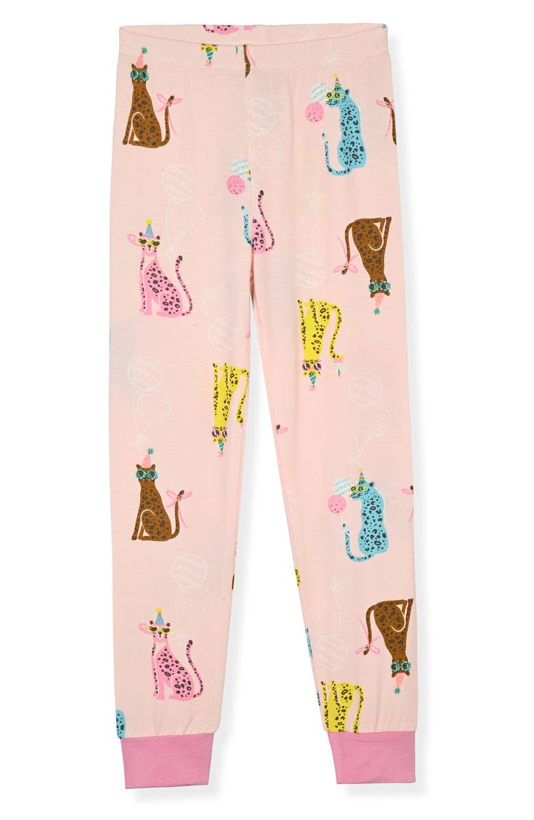 SLEEP ON IT Kids' Assorted 2-Pack Print Fitted Two-Piece Pajamas, Alternate, color, Pink
