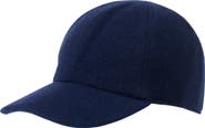 Amicale Wool & Cashmere Faux Shearling Lined Knit Baseball Cap